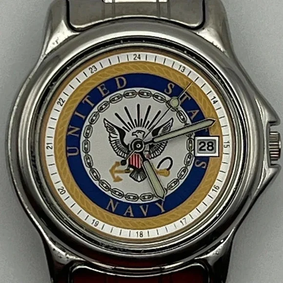 Accutime Unisex United States Navy Collectible Watch Working